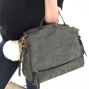 Grey handbag